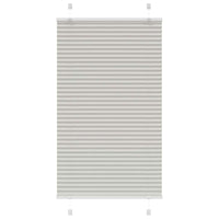 Tenda Plissettata Grigio Chiaro 75x150 cm Larghezza Tessuto 4015342