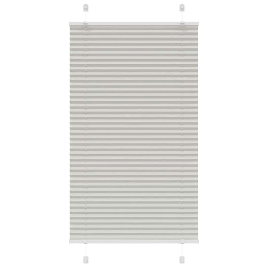 Tenda Plissettata Grigio Chiaro 75x150 cm Larghezza Tessuto 4015342