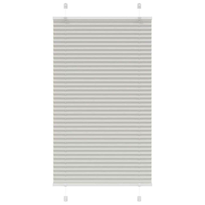 Tenda Plissettata Grigio Chiaro 75x150 cm Larghezza Tessuto 4015342