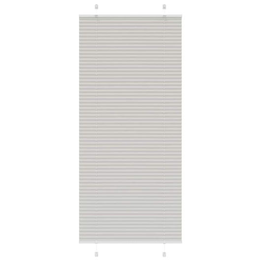 Tenda Plissettata Grigio Chiaro 85x200 cm Larghezza Tessuto 4015361