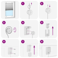 vidaXL Tenda Plissettata Verde petrolio 40x100 cm Larghezza Tessuto