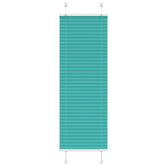 Tenda Plissettata Verde petrolio 50x100 cm Larghezza Tessuto 4015371