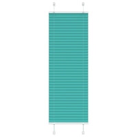 Tenda Plissettata Verde petrolio 40x150 cm Larghezza Tessuto