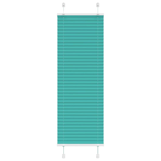 Tenda Plissettata Verde petrolio 40x150 cm Larghezza Tessuto
