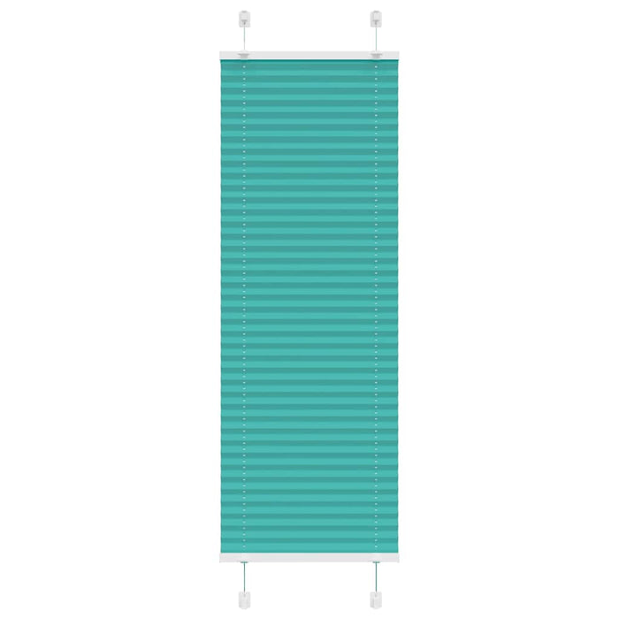 Tenda Plissettata Verde petrolio 40x150 cm Larghezza Tessuto