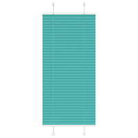 Tenda Plissettata Verde petrolio 65x150 cm Larghezza Tessuto