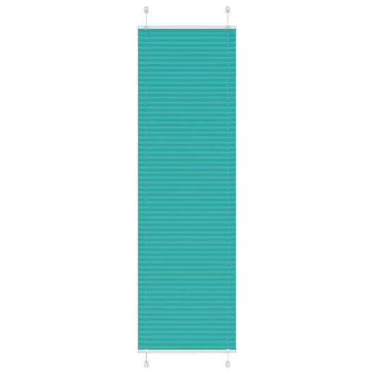 Tenda Plissettata Verde petrolio 65x200 cm Larghezza Tessuto