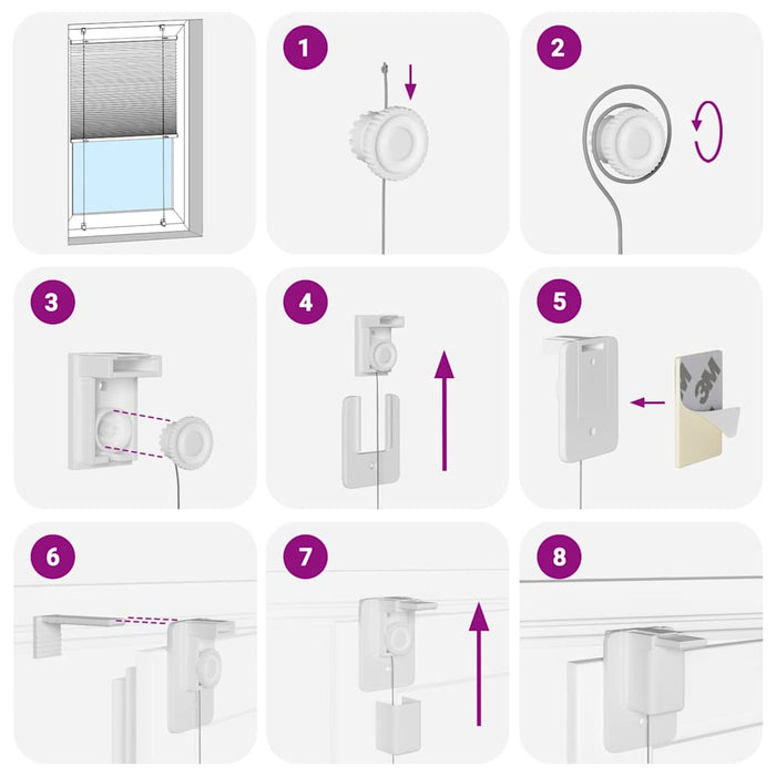 Tenda Plissettata Verde petrolio 100x200 cm Larghezza Tessuto 4015415