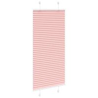 Tenda Plissettata Rosa 65x100 cm Larghezza Tessuto 64,4 cm 4015425