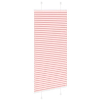 Tenda Plissettata Rosa 65x100 cm Larghezza Tessuto 64,4 cm 4015425
