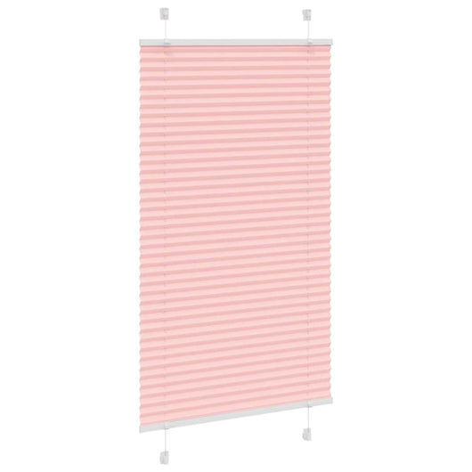 Tenda Plissettata Rosa 75x100 cm Larghezza Tessuto 74,4 cm 4015427