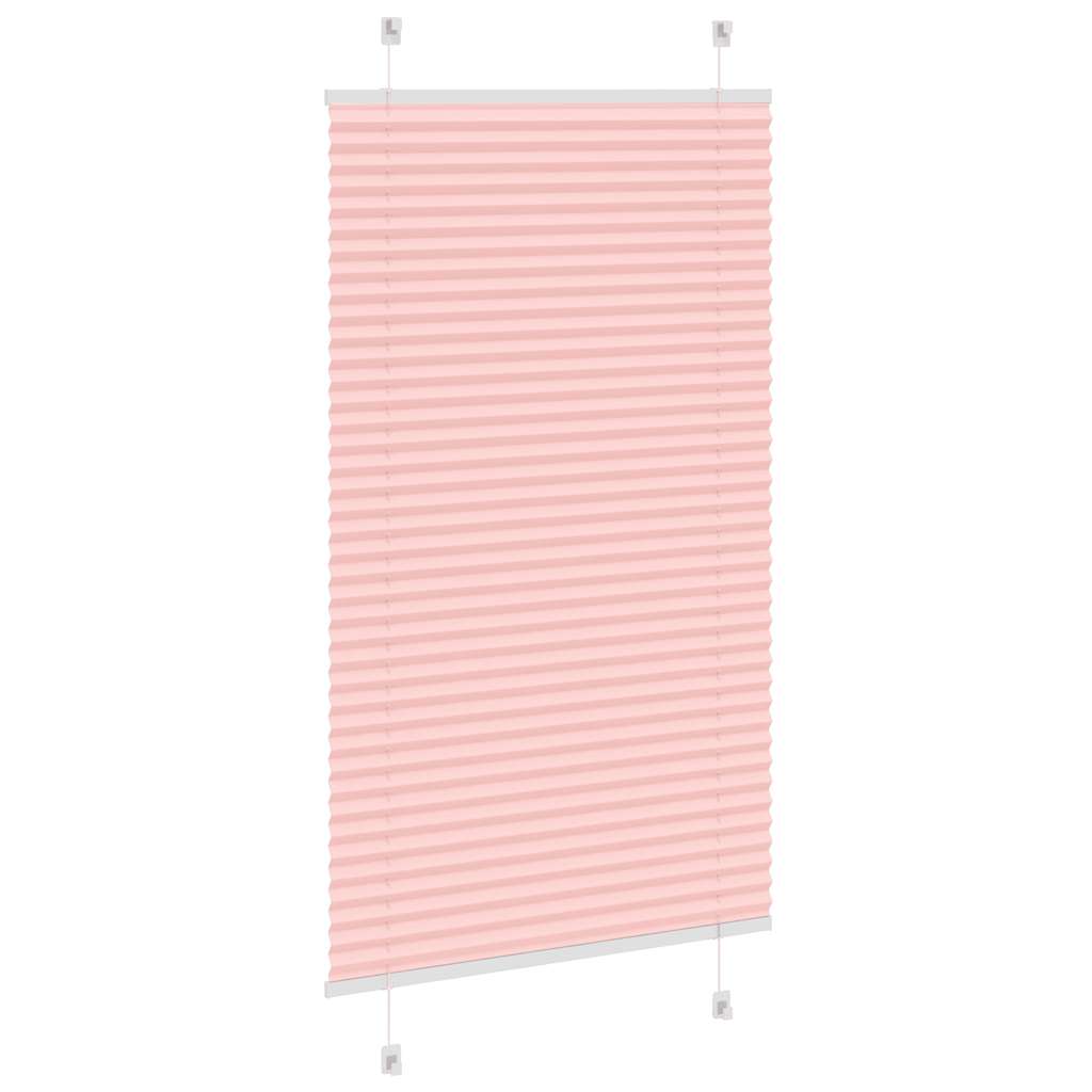Tenda Plissettata Rosa 75x100 cm Larghezza Tessuto 74,4 cm 4015427