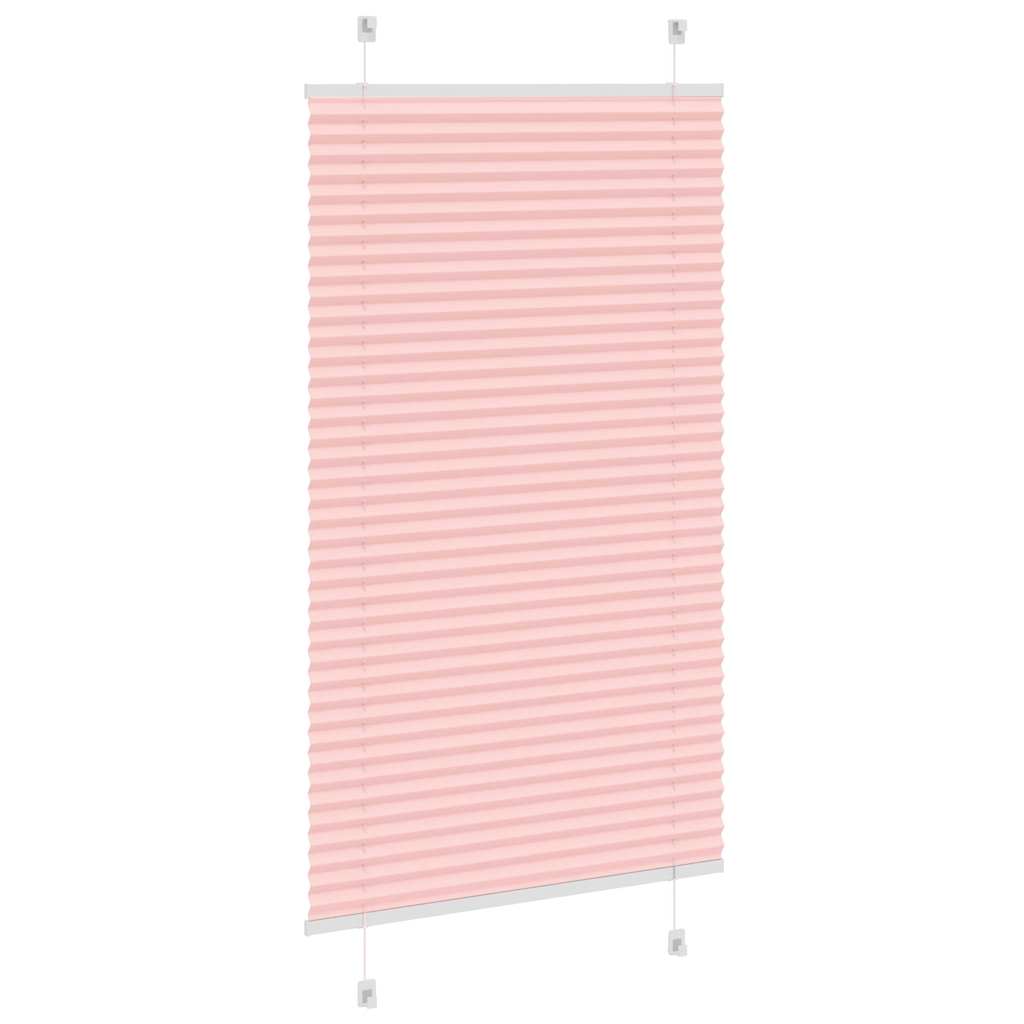 Tenda Plissettata Rosa 80x100 cm Larghezza Tessuto 79,4 cm 4015428
