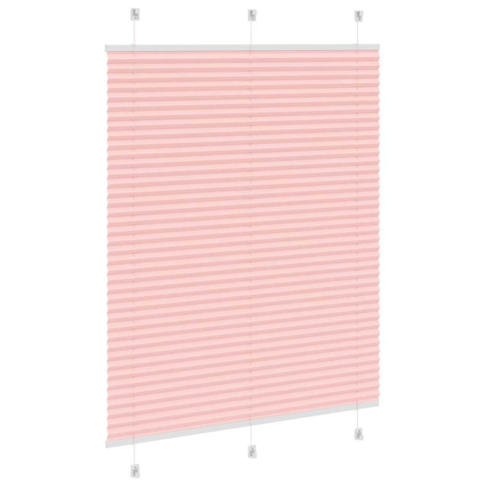 Tenda Plissettata Rosa 105x100 cm Larghezza Tessuto 104,4 cm 4015433