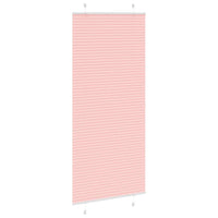 Tenda Plissettata Rosa 90x200 cm Larghezza Tessuto 89,4 cm 4015464