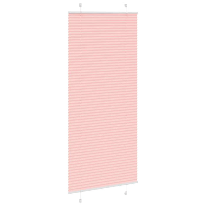 Tenda Plissettata Rosa 90x200 cm Larghezza Tessuto 89,4 cm 4015464
