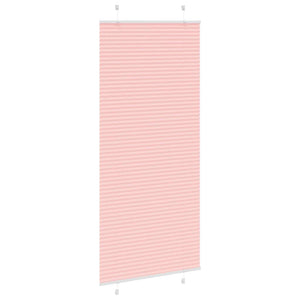 Tenda Plissettata Rosa 95x200 cm Larghezza Tessuto 94,4 cm 4015465