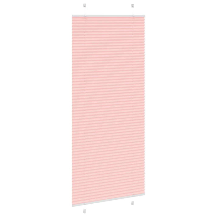 Tenda Plissettata Rosa 95x200 cm Larghezza Tessuto 94,4 cm 4015465