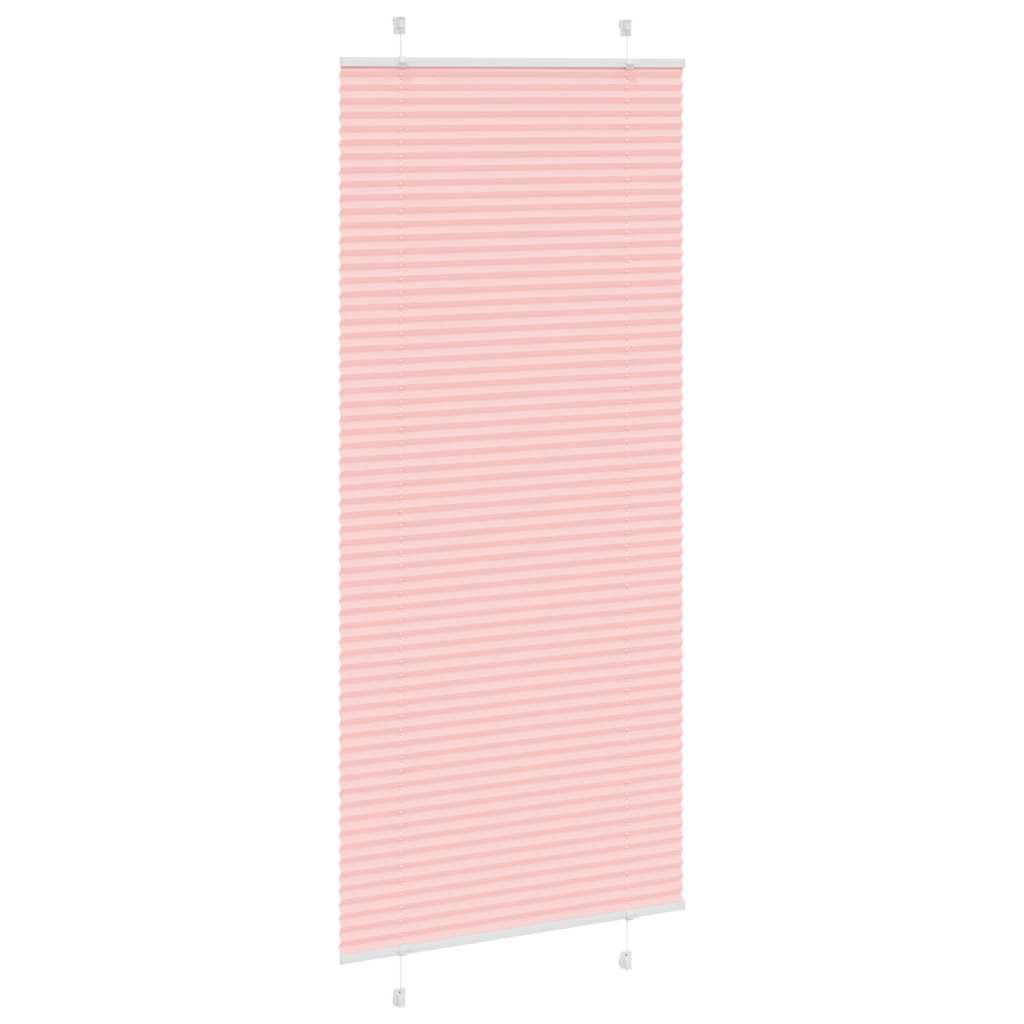 Tenda Plissettata Rosa 100x200 cm Larghezza Tessuto 99,4 cm 4015466