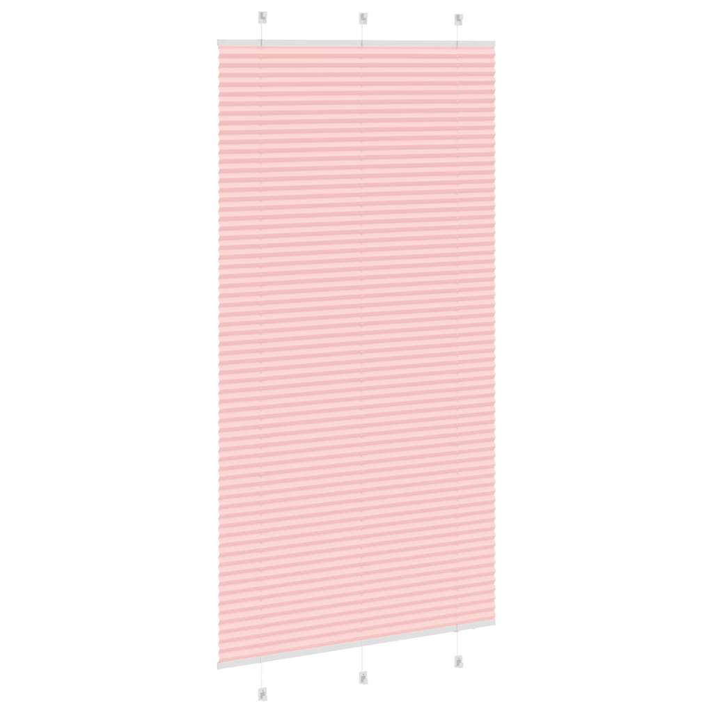 Tenda Plissettata Rosa 105x200 cm Larghezza Tessuto 104,4 cm 4015467
