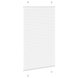 Tenda Plissettata Bianca 75x100 cm Larghezza Tessuto 74,4 cm 4015478