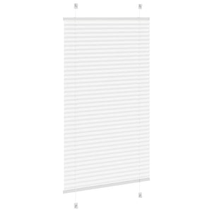 Tenda Plissettata Bianca 80x100 cm Larghezza Tessuto 79,4 cm 4015479