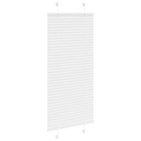 Tenda Plissettata Bianca 65x150 cm Larghezza Tessuto 64,4 cm 4015493