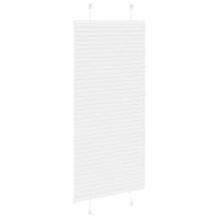 Tenda Plissettata Bianca 65x150 cm Larghezza Tessuto 64,4 cm 4015493