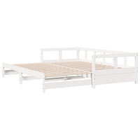 Dormeuse senza Materasso-Divano Letto-Struttura Letto Bianca 90x200 cm Legno Massello Pino 805154