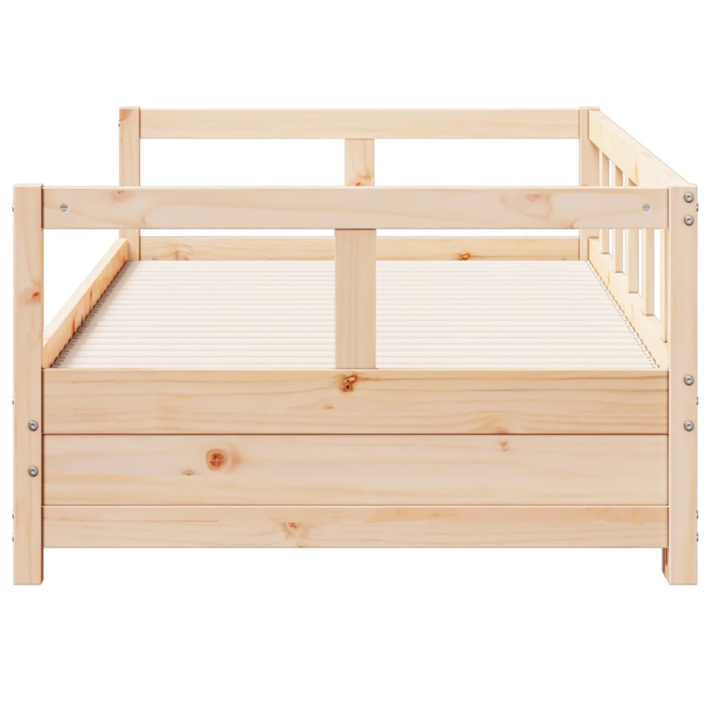 vidaXL Dormeuse senza Materasso 90x190 cm in Legno Massello di Pino