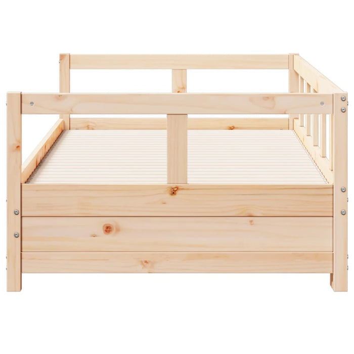 vidaXL Dormeuse senza Materasso 90x190 cm in Legno Massello di Pino
