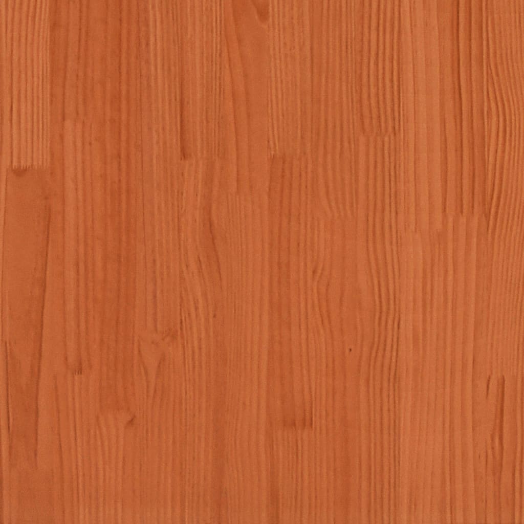 Dormeuse senza Materasso Marrone Cera 90x190 cm Legno di Pino 854957