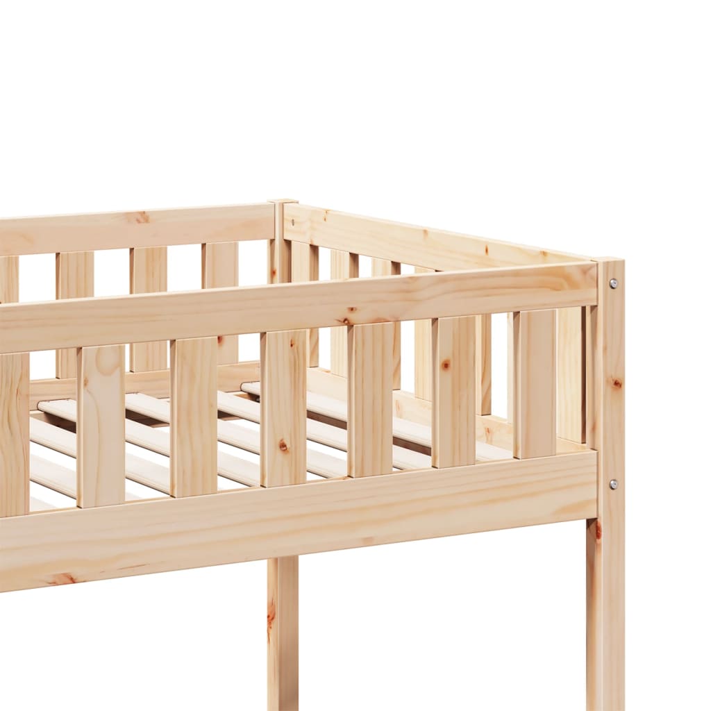 Letto per Bambini senza Materasso 80x200 cm Legno Massello Pino