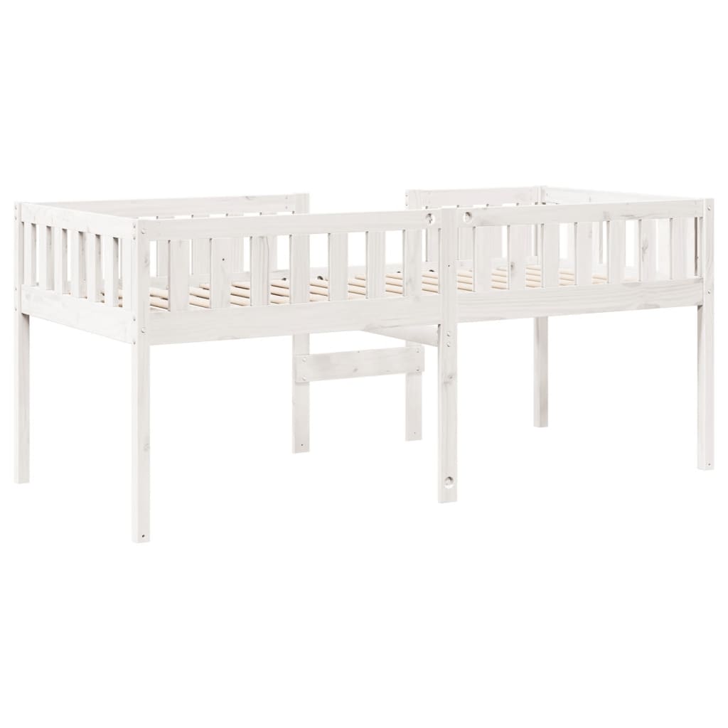Letto per Bambini senza Materasso Bianco 80x200cm Massello Pino