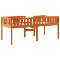 Letto Bambini senza Materasso Marrone Cera 80x200 cm Legno Pino 855014