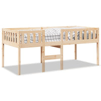 vidaXL Letto per Bambini senza Materasso 90x200 cm Legno Massello Pino