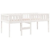 Letto per Bambini senza Materasso Bianco 90x200cm Massello Pino 855016