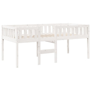 vidaXL Letto per Bambini senza Materasso Bianco 90x200cm Massello Pino