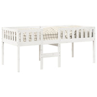 Letto per Bambini senza Materasso Bianco 90x190cm Massello Pino 855019