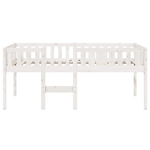 Letto per Bambini senza Materasso Bianco 90x190cm Massello Pino