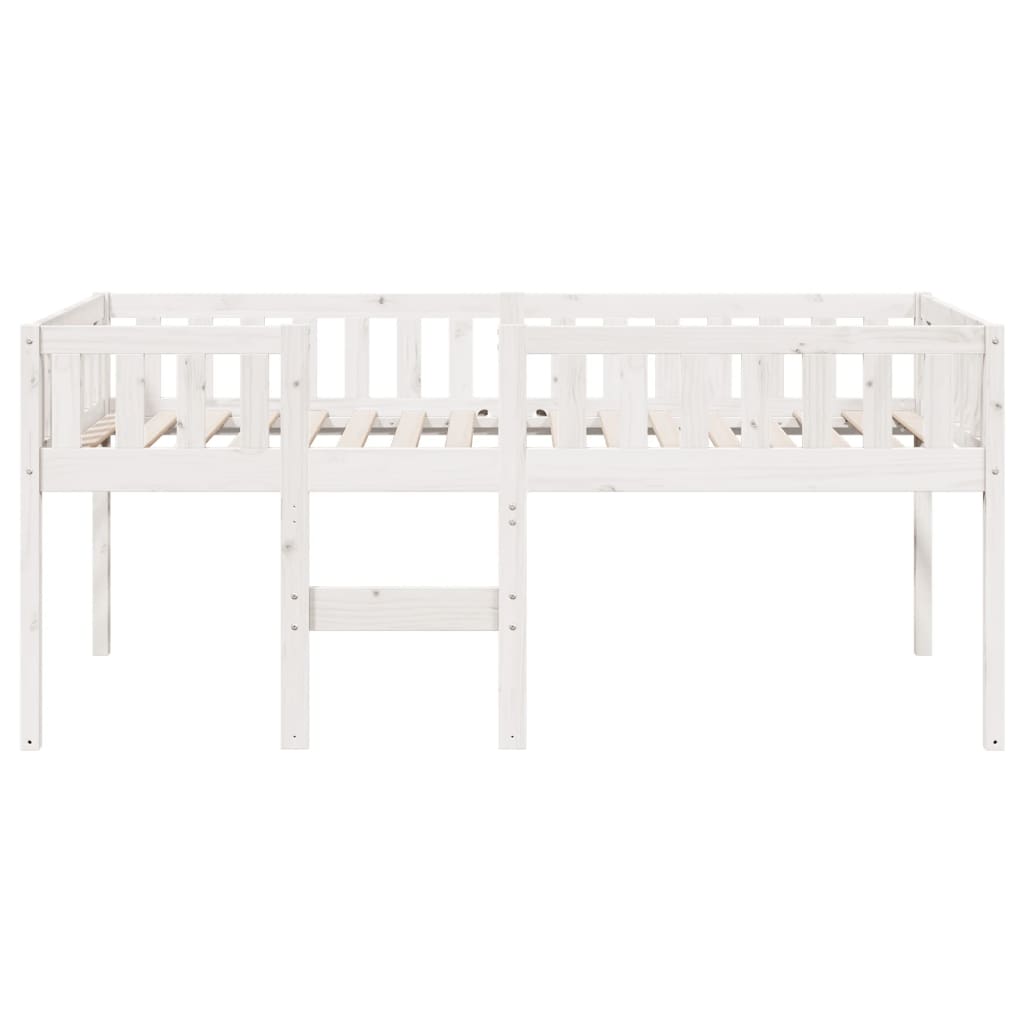 Letto per Bambini senza Materasso Bianco 90x190cm Massello Pino 855019