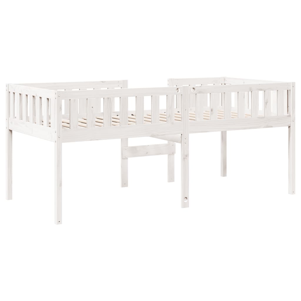 Letto per Bambini senza Materasso Bianco 90x190cm Massello Pino