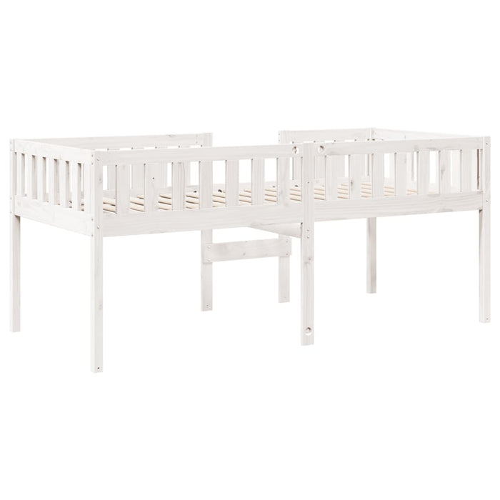 Letto per Bambini senza Materasso Bianco 90x190cm Massello Pino 855019