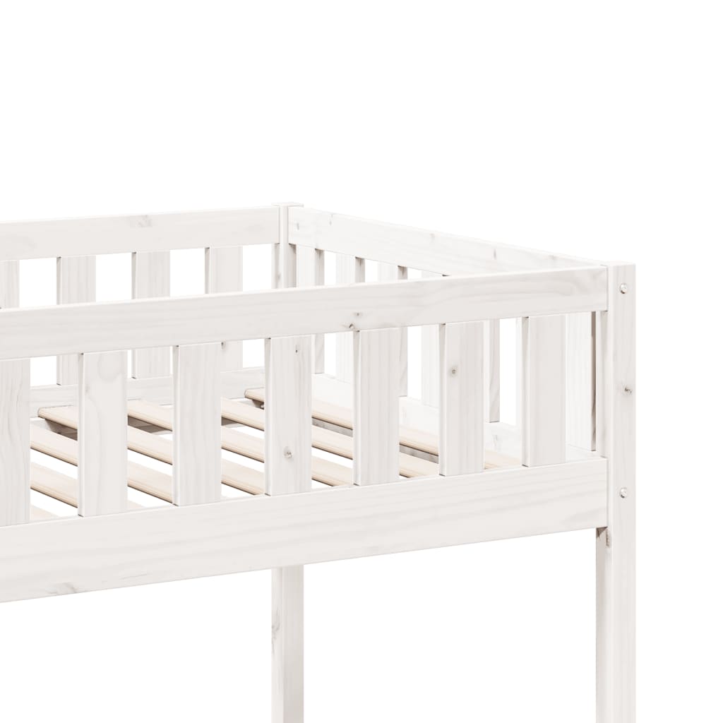 Letto per Bambini senza Materasso Bianco 90x190cm Massello Pino 855019