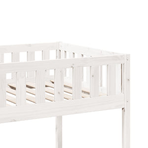Letto per Bambini senza Materasso Bianco 90x190cm Massello Pino 855019