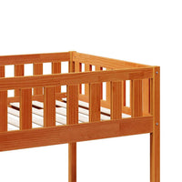 vidaXL Letto Bambini senza Materasso Marrone Cera 90x190 cm Legno Pino