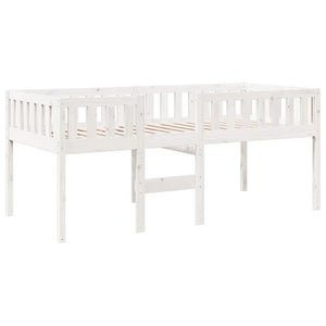 vidaXL Letto per Bambini senza Materasso Bianco 75x190cm Massello Pino