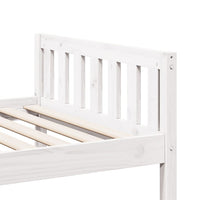 vidaXL Letto per Bambini senza Materasso Bianco 90x200cm Massello Pino