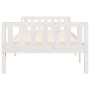Letto per Bambini senza Materasso Bianco 90x190cm Massello Pino