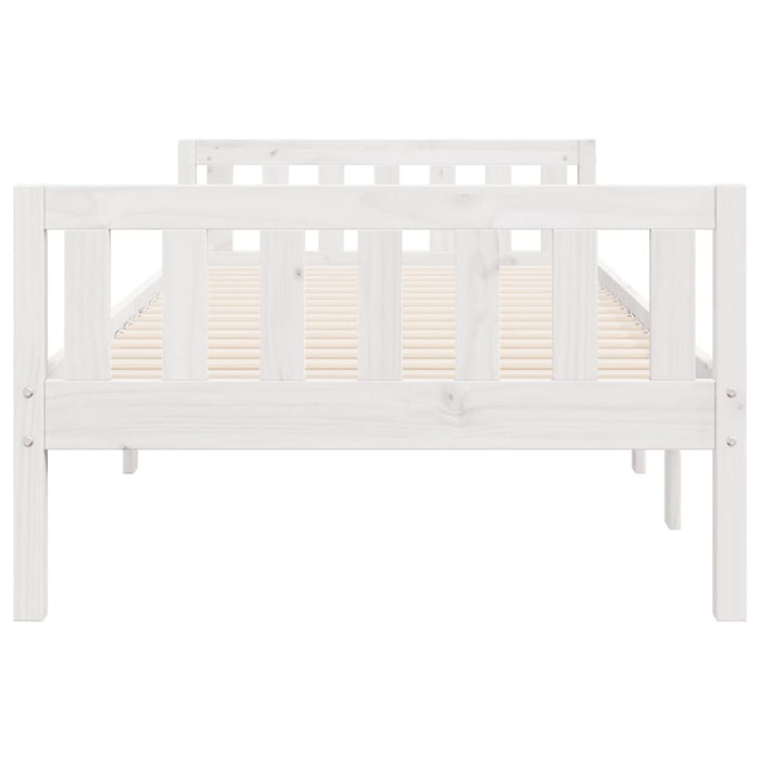 Letto per Bambini senza Materasso Bianco 90x190cm Massello Pino